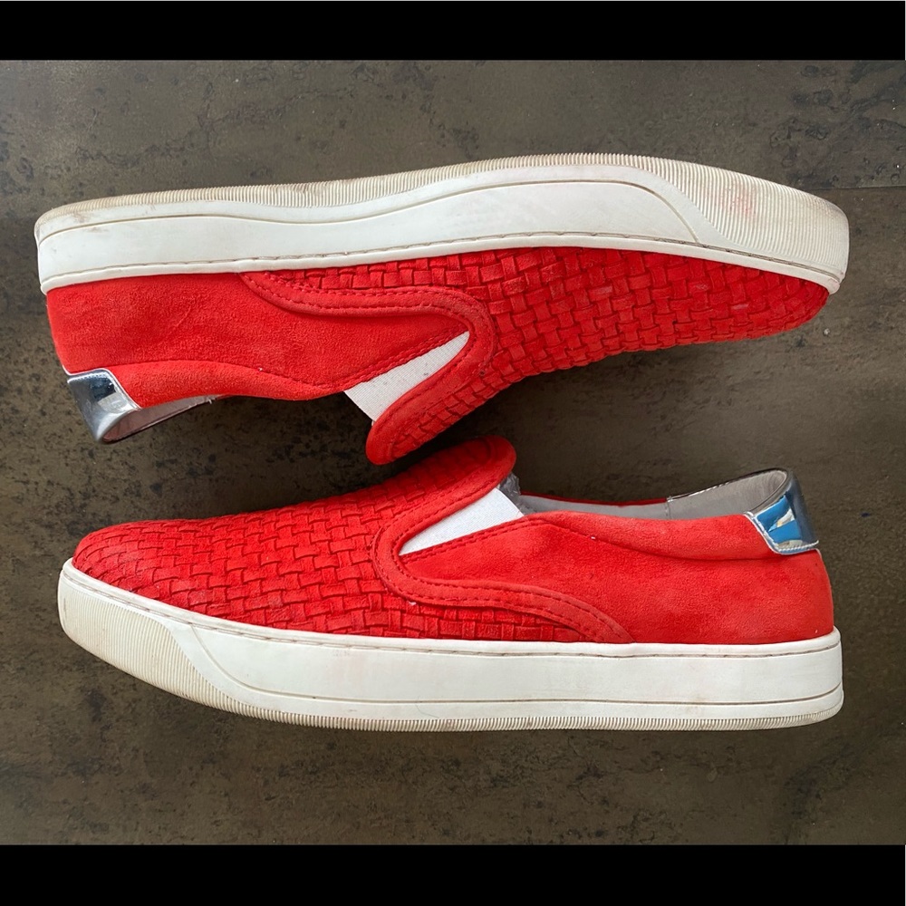 Bright Red Johnson & Murphy 7.5